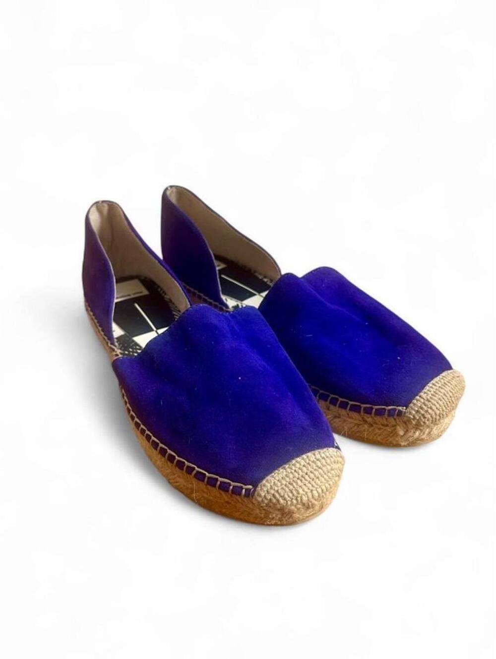 Dolce Vita Ciara blue suede espadrilles